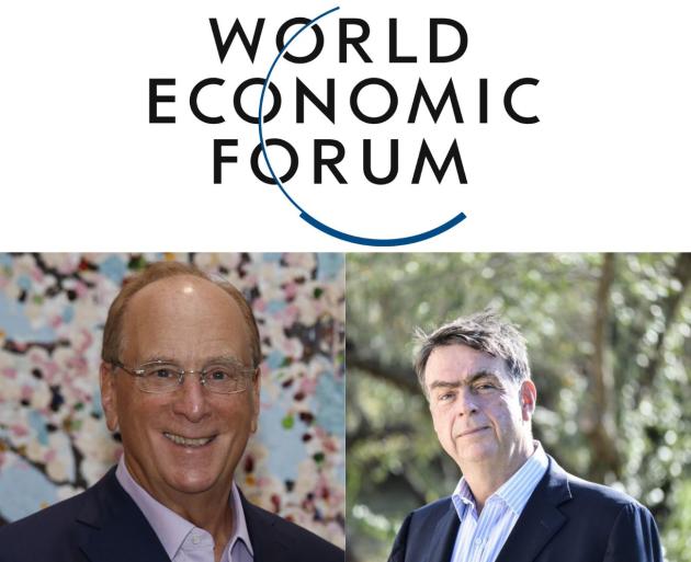 Wef, Larry Fink e André Hoffmann