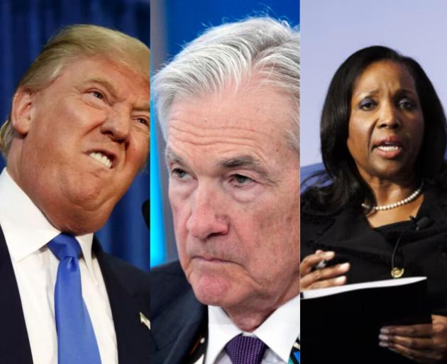 Trump, Powell, Cook