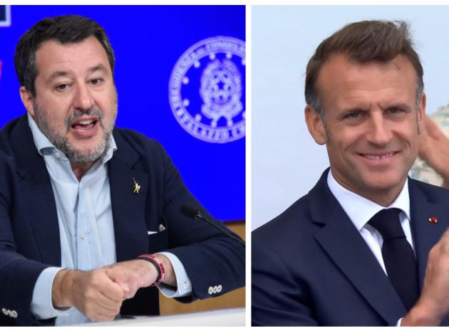 Truppe Nato a Kiev, Salvini contro Macron: "Ti metti il caschetto, il giubbetto, il fucile e vai in Ucraina", Francia convoca ambasciatrice italiana