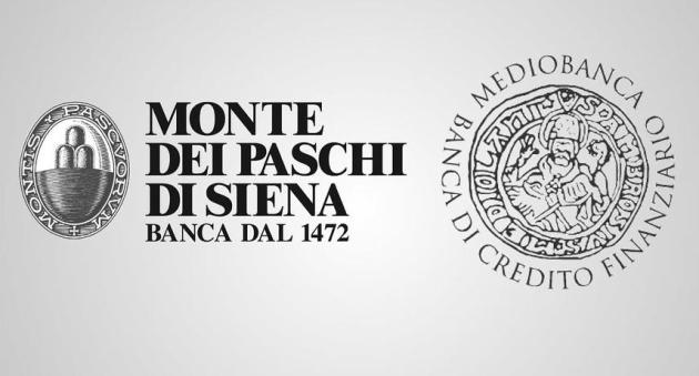 Mediobanca e Mps, in rialzo i titoli di Piazzetta Cuccia (+1,6% a €21,85) e dell'Istituto senese (+2,4% a €8,5)