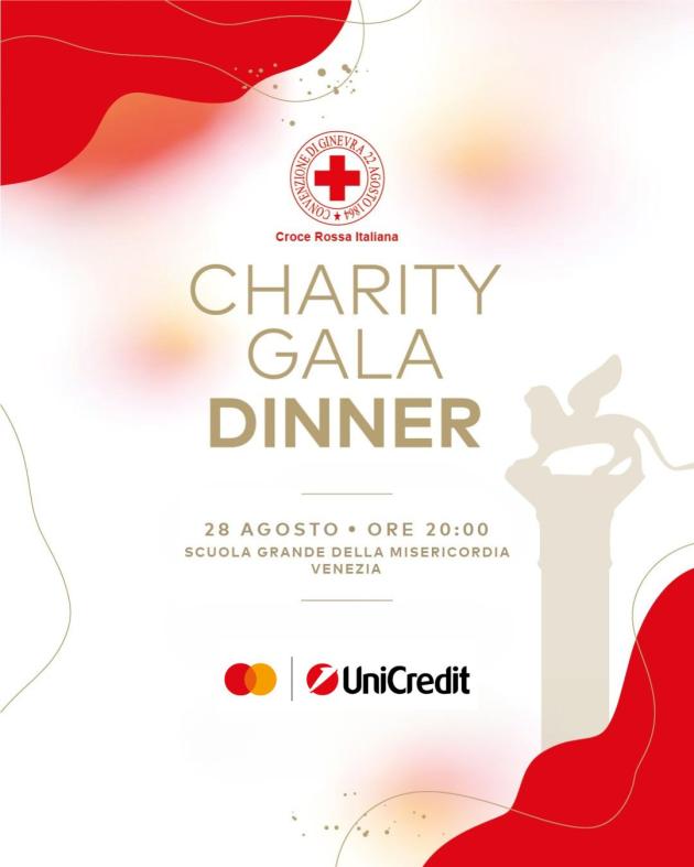 Croce Rossa Italiana a Venezia,  Charity Gala Dinner tra solidarietà e cinema: raccolta fondi e premio per i valori umanitari