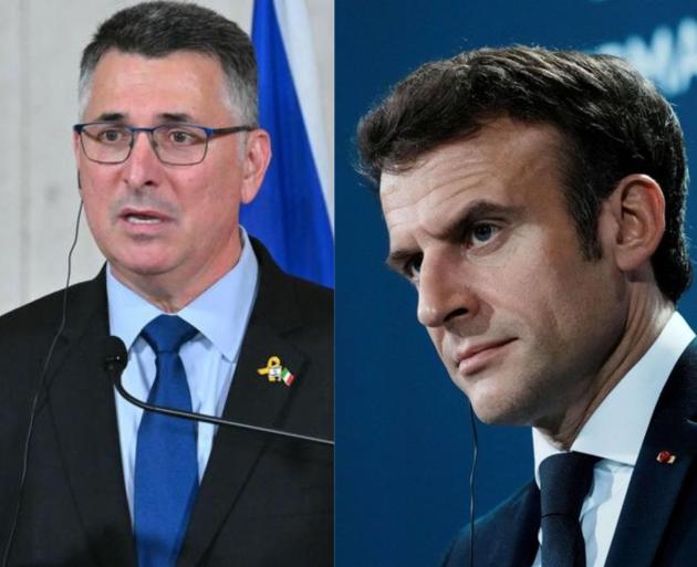 Sa'ar, Macron