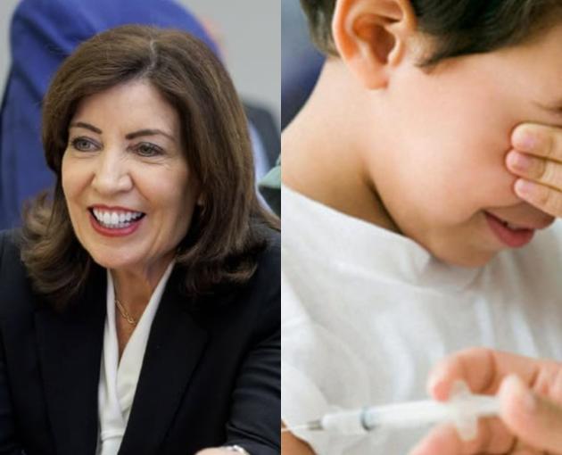 New York insiste sul vaccino Covid: "Senza prescrizione anche a bambini da 3 anni in su", governatrice Hochul contro Kennedy Jr
