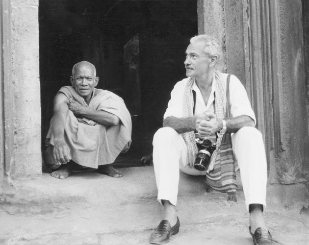 Tiziano Terzani durante il viaggio dell'Indovino © Fondo Tiziano Terzani