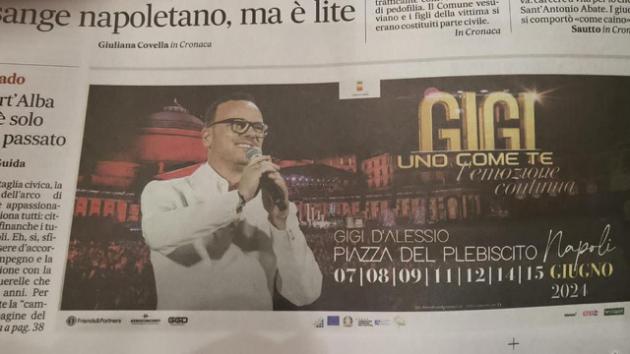 Sindaco Manfredi, come si permette di affittare la nostra Piazza per i suoi strombazzanti concertini? Dalla Tosca a Gigi d’Alessio: mi tappo le orecchie