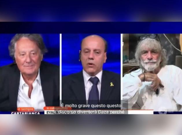 Enzo Iacchetti denunciato per “istigazione all' odio razziale” dopo lite in Tv con Mizrhai su genocidio a Gaza, Ucei: “Demonizza Israele”