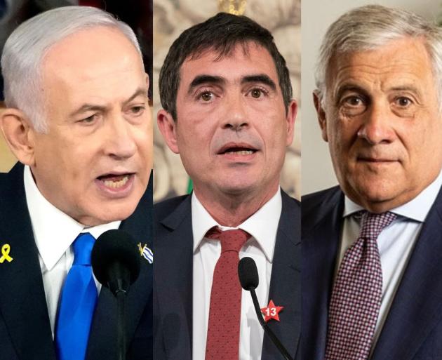 Netanyahu, Fratoianni, Tajani