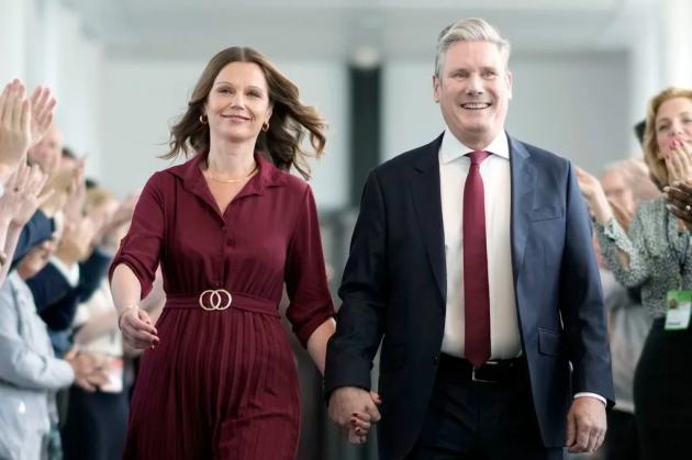 Keir Starmer e Victoria Alexander Starmer