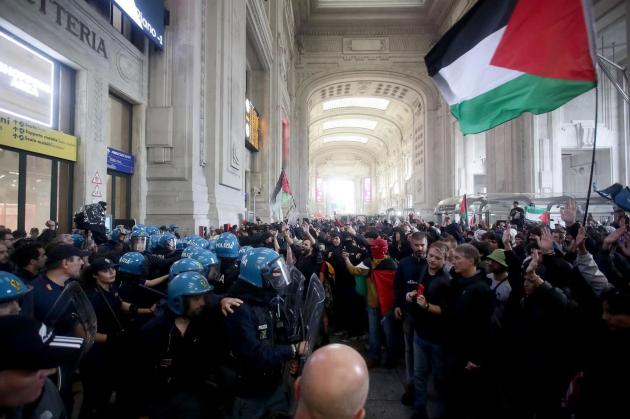Sciopero 22 settembre, oltre 1mln di manifestanti pro-Gaza in oltre 80 città, guerriglia urbana a Milano, disordini anche a Roma, Bologna e Torino