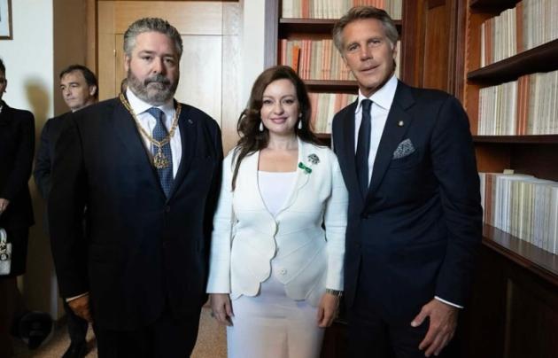 George e Vittoria Romanov ospiti d’onore del Capitolo Generale dell’Ordine di San Maurizio e Lazzaro di Casa Savoia