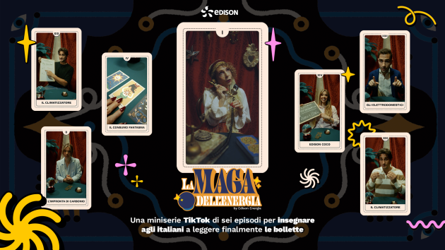 Edison Energia lancia su TikTok “La Maga dell’Energia” con Cloris Brosca per spiegare la bolletta in modo semplice 