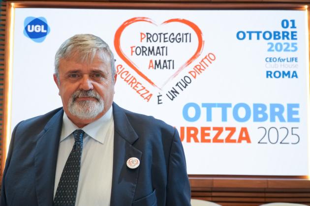 UGL lancia la Campagna “Ottobre Mese della Sicurezza 2025”: formazione e prevenzione al centro