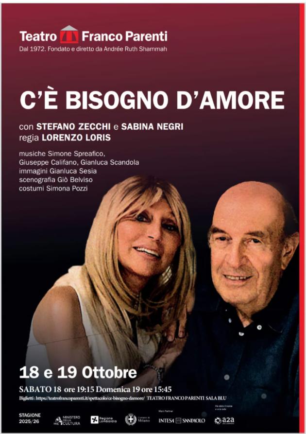 “C’è bisogno d’amore” filosofia e arte in scena al Teatro Franco Parenti