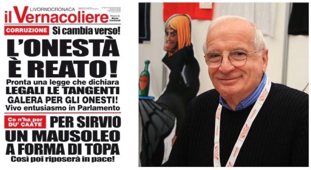 Livorno, stop a uscita storico mensile satirico “Il Vernacoliere” dopo numero di novembre, direttore Cardinali: “In attesa di tempi migliori”
