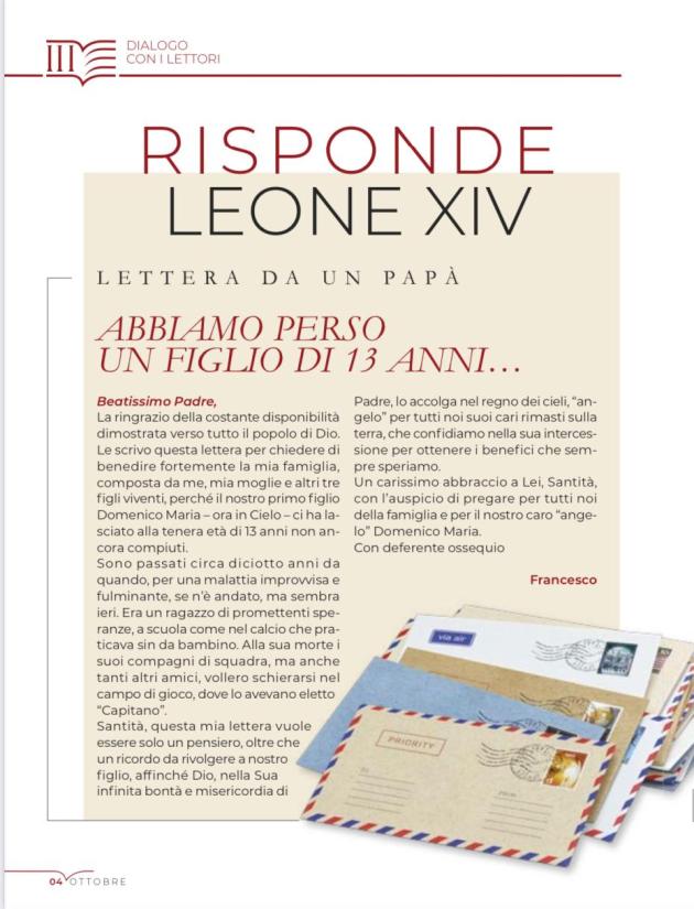 Piazza San Pietro, Papa Leone risponde a un padre che ha perso il figlio  «Rimanere sempre connessi con il Signore, la morte non ha mai l’ultima parola»
