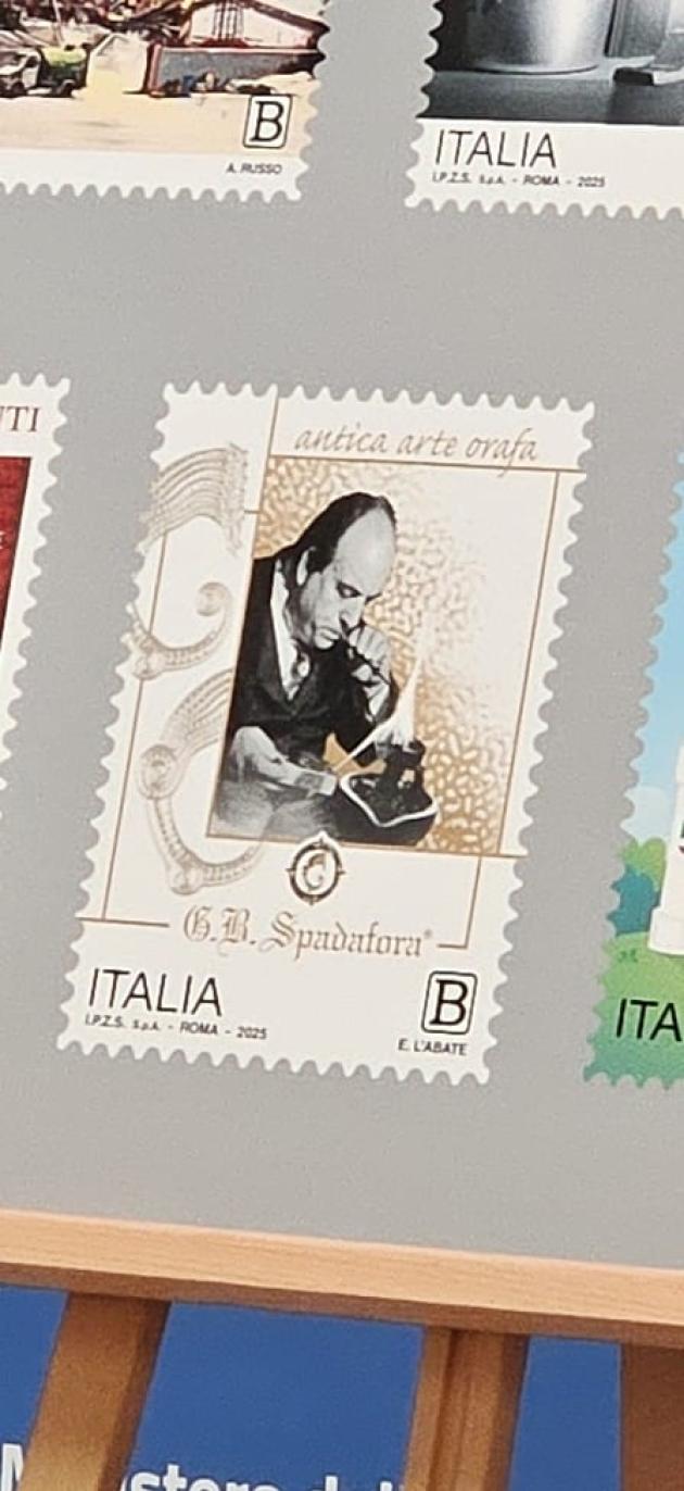 Il Ministero delle Imprese e del Made in Italy omaggia la maestria orafa di G.B. Spadafora con un nuovo francobollo celebrativo