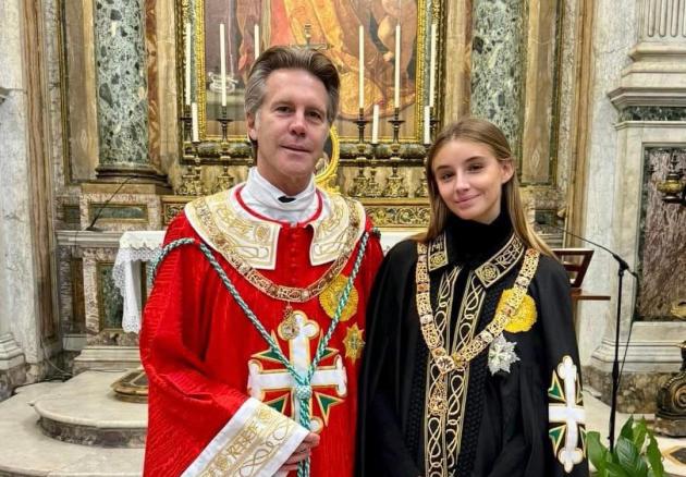Emanuele Filiberto di Savoia con la figlia Vittoria 
