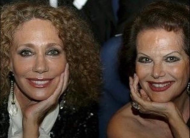 Marisa Berenson con Claudia Cardinale 