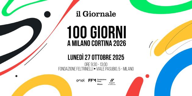 Il Giornale presenta "100 giorni a Milano Cortina 2026. Il racconto dei Giochi"