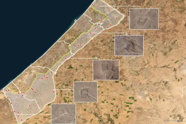 Basi militari israeliane a Gaza