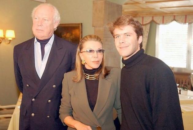 Vittorio Emanuele di Savoia con Marina e Emanuele Filiberto 