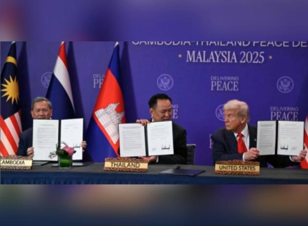 Malesia, Cambogia e Thailandia firmano l’accordo di pace in presenza di Trump, tycoon: “Faremo affari con entrambi i Paesi”