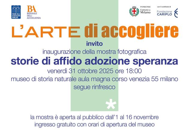 Esposizione “L’Arte di Accogliere. Storie di affido, adozione e speranza”