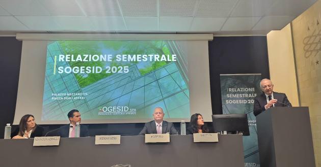 Sogesid S.p.A., presentata la Relazione Semestrale 2025: produzione cresce dell’11,7%
