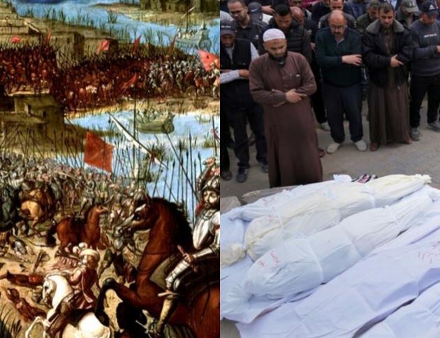 Il genocidio come specchio, da Colombo a Gaza, da Kitchener a Ben Gurion: quando l'Occidente rivede s&eacute; stesso nel volto del carnefice