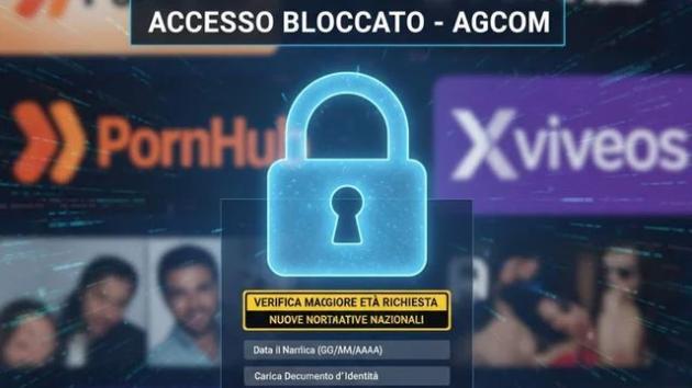 Pornografia, dal 12 novembre stop ad accesso libero a 48 siti porno, imposta da AgCom verifica dell’età: convolti anche PornHub e Onlyfans