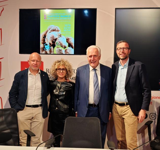 Il presidente del Consiglio regionale Antonio Mazzeo, il presidente della Regione Toscana Eugenio Giani e il sindaco di San Miniato Simone Giglioli