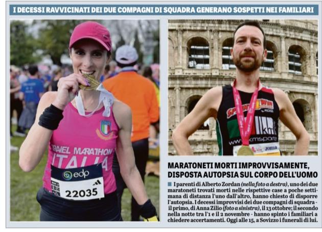 Maratoneti morte improvvisa