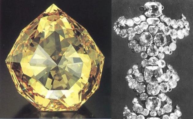 Il  leggendario diamante giallo Florentine 