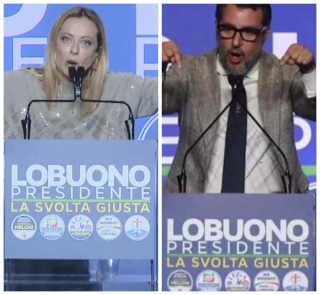 Regionali Puglia, Meloni e Salvini a Bari, la premier: “Ricostruito immagine dell’Italia”, Matteo: “Fuori dalle palle immigrati irrispettosi”
