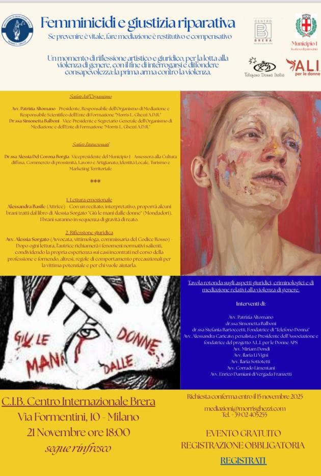 Evento 21 novembre 2025 - Milano, CIB: ingresso gratuito