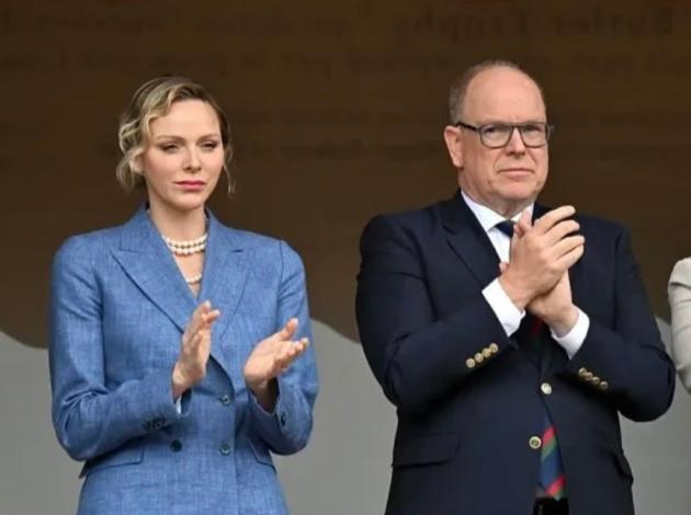 Il Principe Alberto di Monaco con la Principessa Charlene 