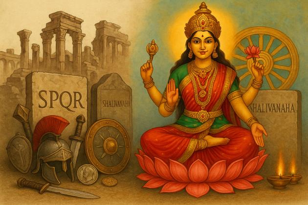 Impero Romano vs Impero degli Shalivana. Due modelli opposti di civiltà: uno crollato, l’altro ancora vivo nella Devi, la Madre Divina