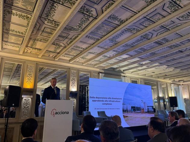 Acciona, 25 anni di successi in Italia, l’azienda spagnola conferma la sua crescita con 200 milioni di fatturato e oltre 700 dipendenti