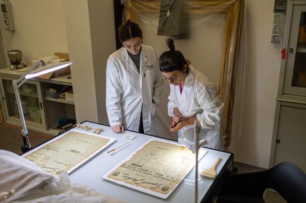 Sisal affida agli studenti della Scuola di Restauro di Botticino  il restauro dei numeri della storica testata sportiva Sport Italia