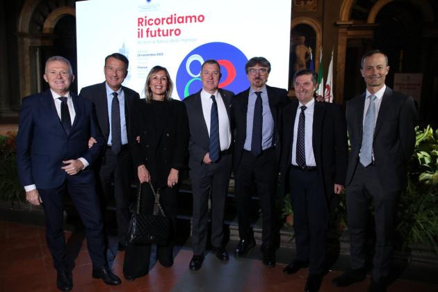 Confcommercio celebra gli 80 anni nel salone dei  Cinquecento di Palazzo Vecchio