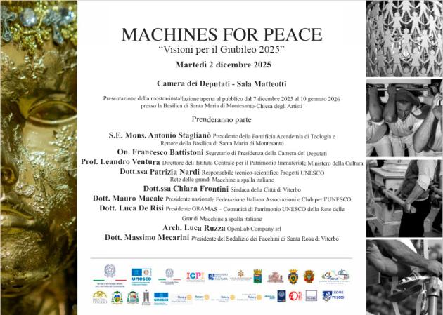 Machines for Peace. Visioni per il Giubileo 2025