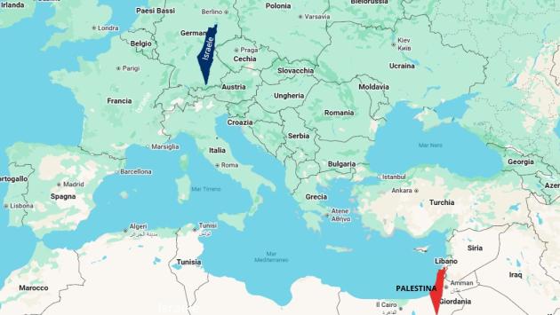 La soluzione per la &ldquo;Terra Santa&rdquo;, 2 popoli IN 2 Stati: Palestina ai palestinesi e Israele in Germania - la LETTERA al GdI