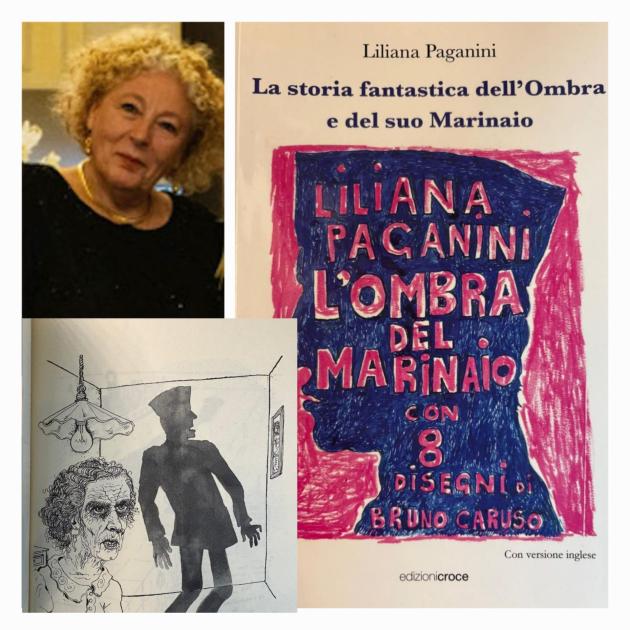 Liliana Paganini e il suo libro con i disegni di Bruno Caruso