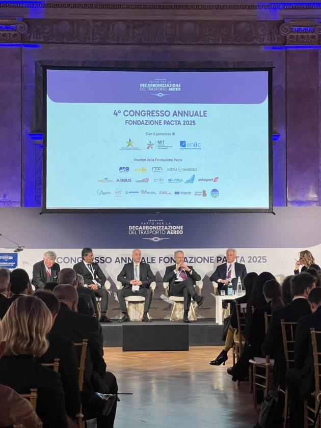 Aviazione verso il Net Zero 2050, al 4&deg; Congresso PACTA la sfida delle nuove energie e dei SAF