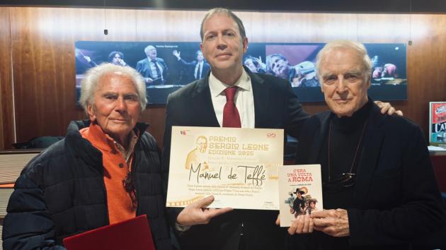 Romolo Guerrieri, Manuel de Teffe' e Gianni Garko al Premio Sergio Leone 2025