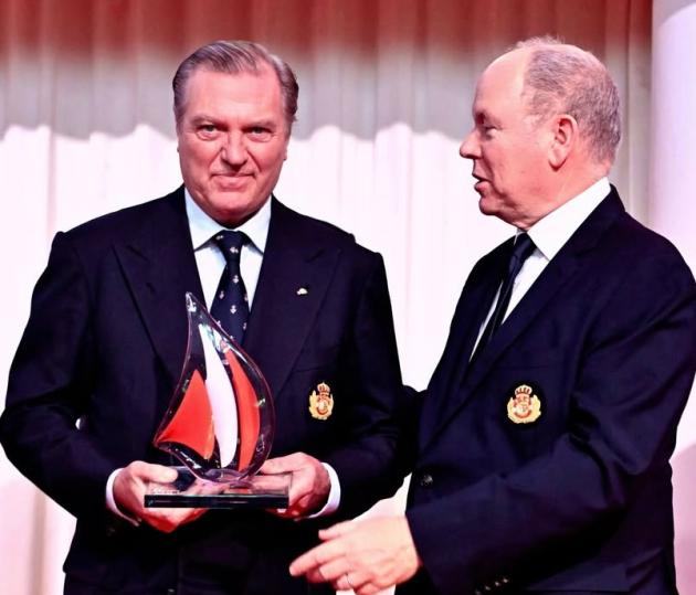 Carlo di Borbone con il Principe Alberto di Monaco 