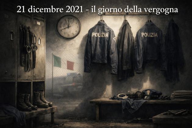 Giorno della vergogna vaccino polizia