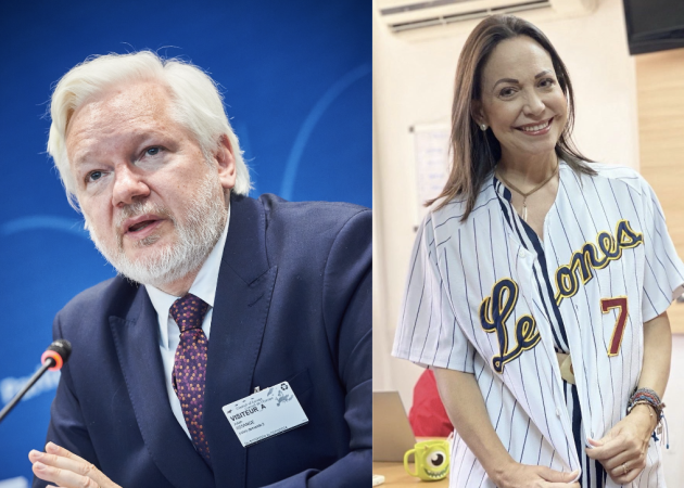 Assange insorge contro premio Nobel per la pace alla Machado e denuncia il Comitato : &ldquo;&Egrave; una guerrafondaia, sostiene Usa e Israele&rdquo;