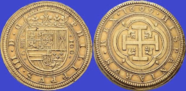 Il cent&eacute;n Segoviano &egrave;  la moneta  da record venduta a  3 ml &euro;, battendo i 100 ducati di Ferdinando III d'Ungheria a 1,9  ml di franchi