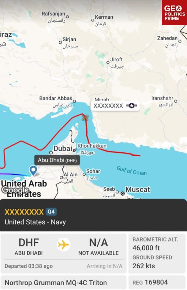 Droni Usa al confine con Iran